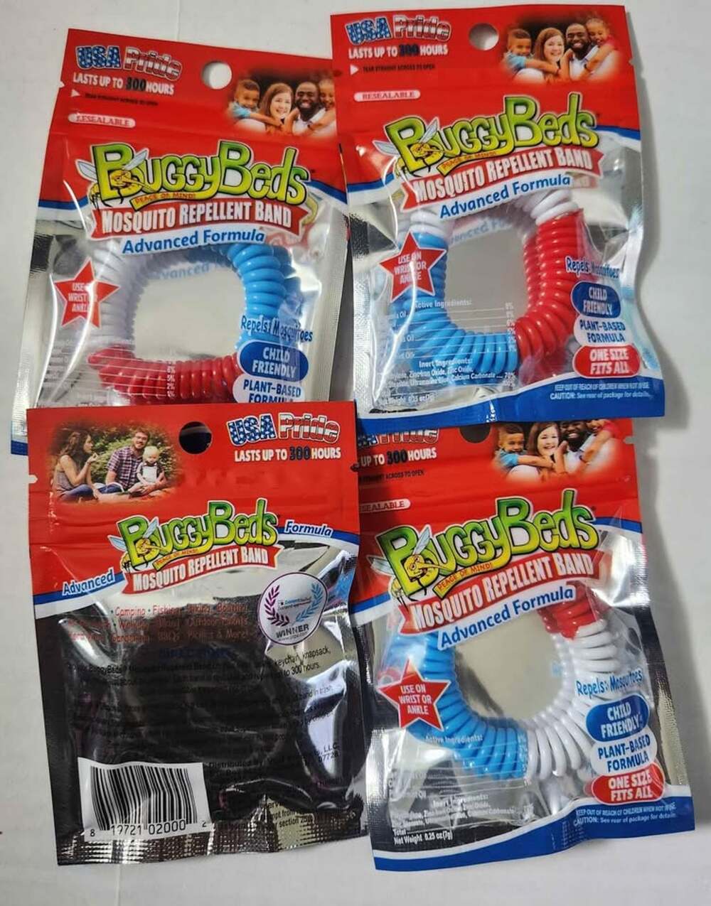 BuggyBeds Mosquito Repellent band lot of 4